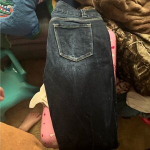 Women's Flare & Wide Leg Jeans - Dark Blue